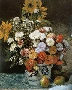 Pierre-Auguste Renoir Fleurs dans un pot en faience Sweden oil painting artist